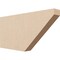 Ekena Millwork 2in. W x 8in. H x 16in. L Concord Woodgrain TimberThane Rafter Tail, Primed Tan RFTUR02X08X16CONRCPR - alternate 1